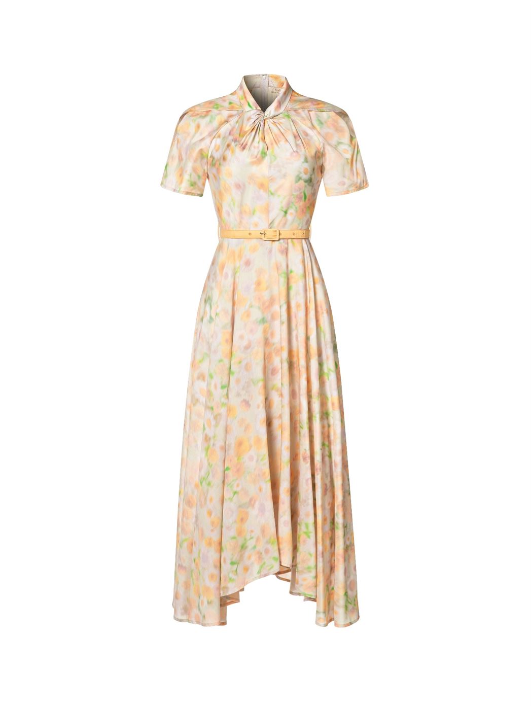 Asymmetric Floral Dress - Femi9 EG
