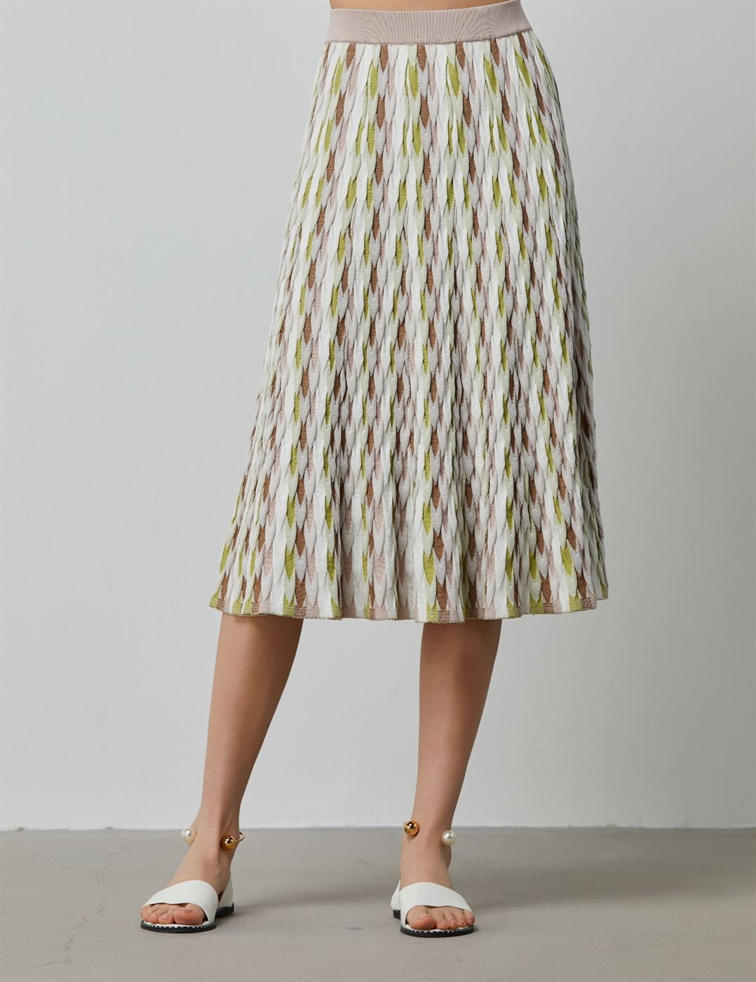 Multicolored Zellige Skirt - Femi9 EG