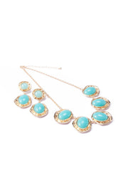 Golden And Green Rhinestones Set - Femi9 EG