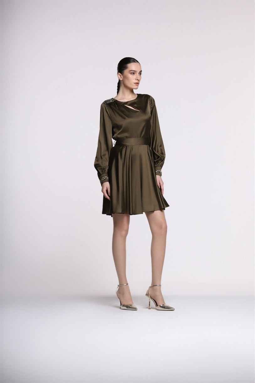 Long Sleeves Mini Dress - Femi9 EG