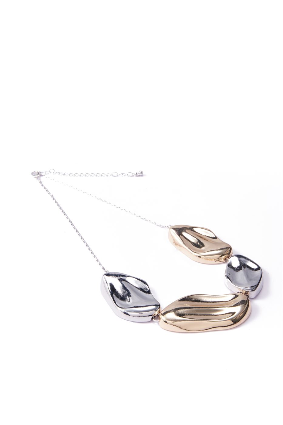 Silver And Gold Necklace - Femi9 EG