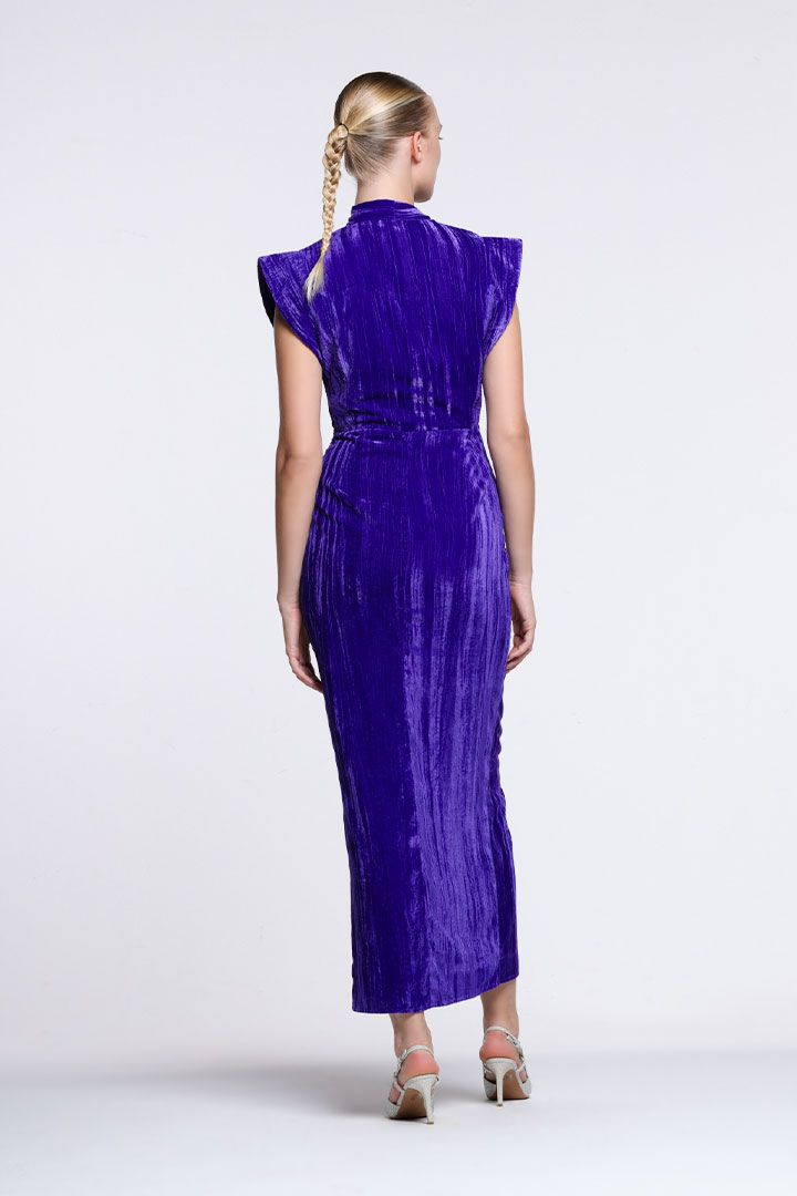 Crinkle Velvet Dress - Femi9 EG