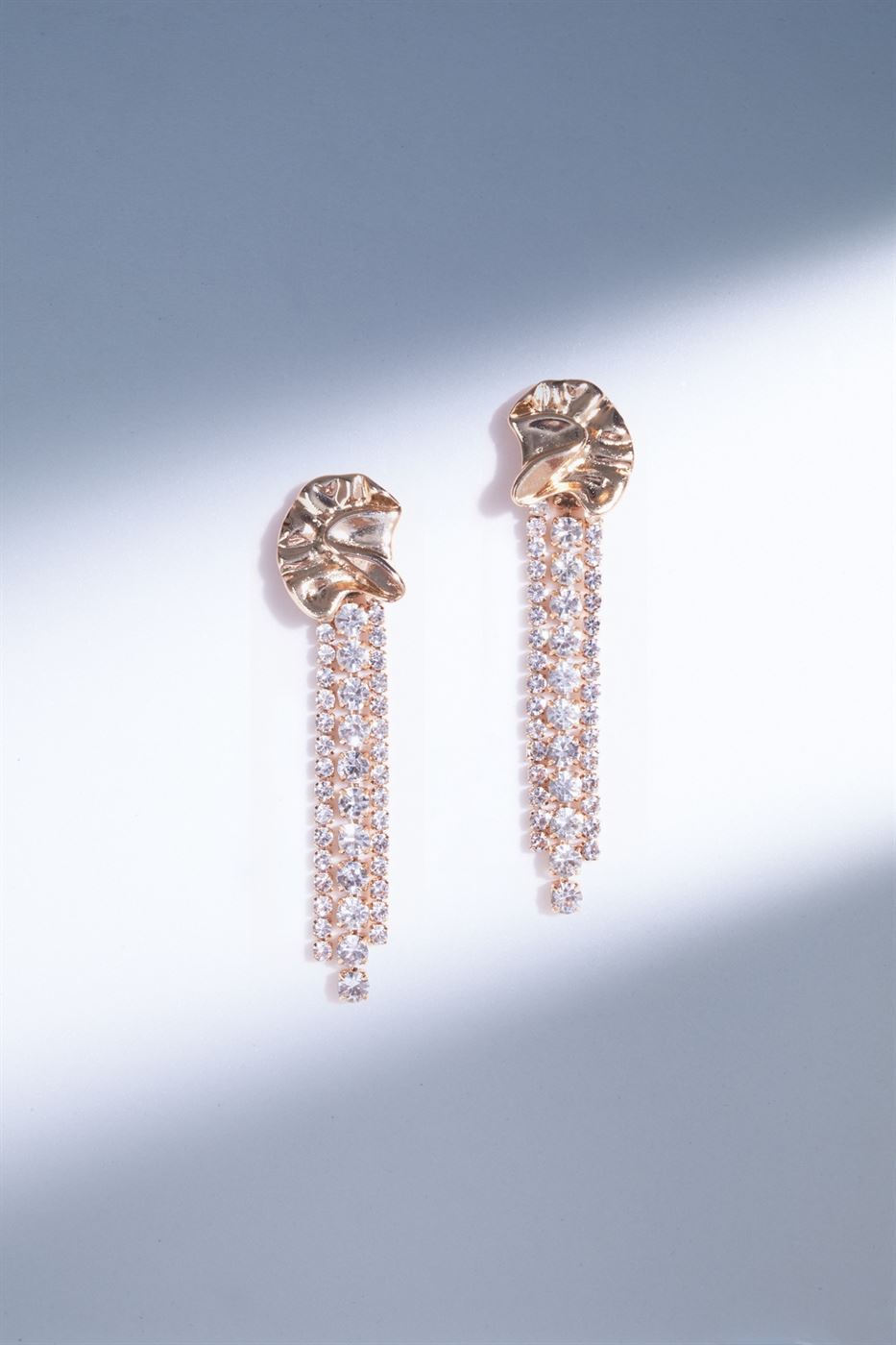 Faux Crystals Drop Earrings - Femi9 EG