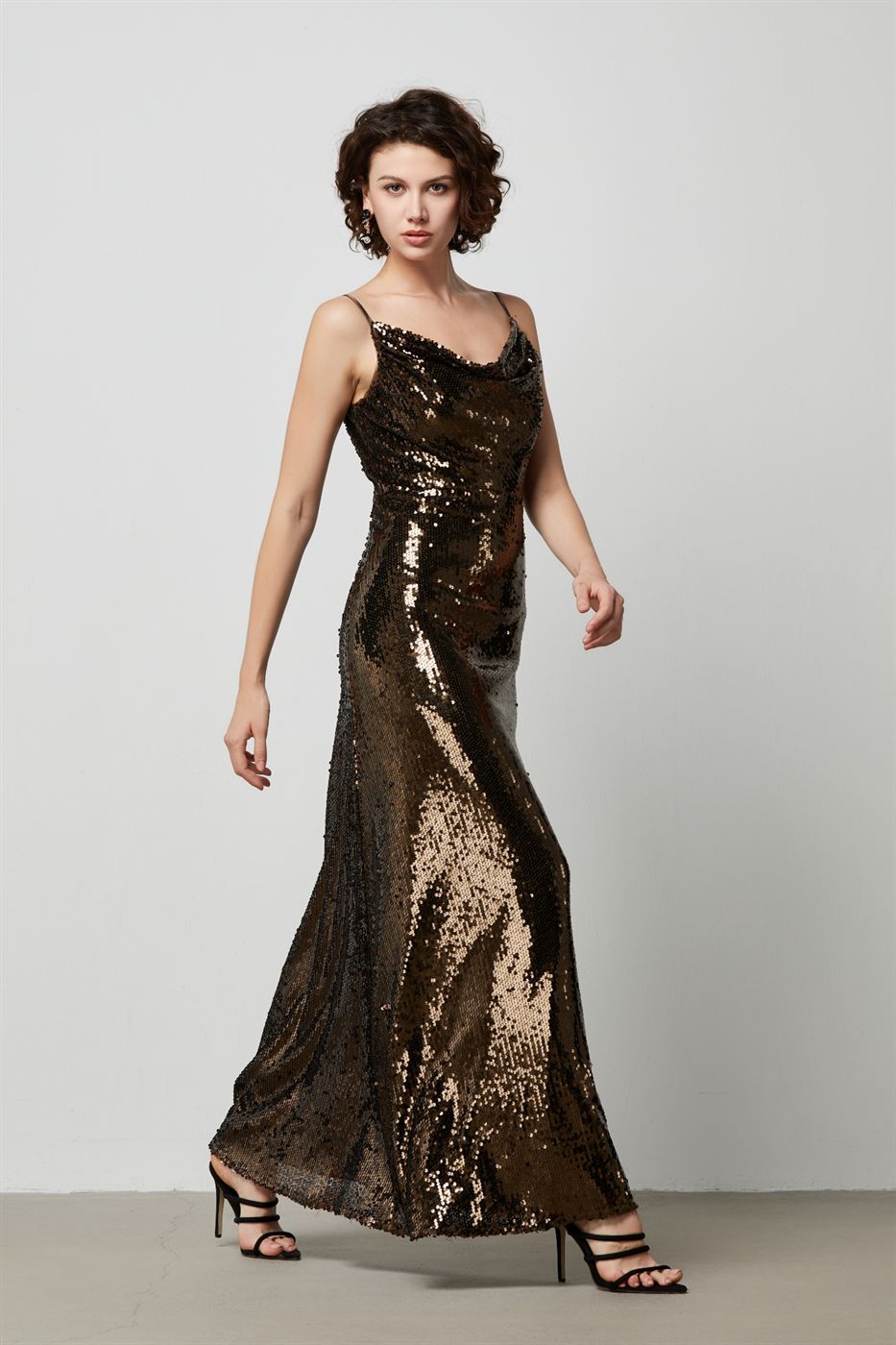 All Over Sequin Glam Dress - Femi9 EG