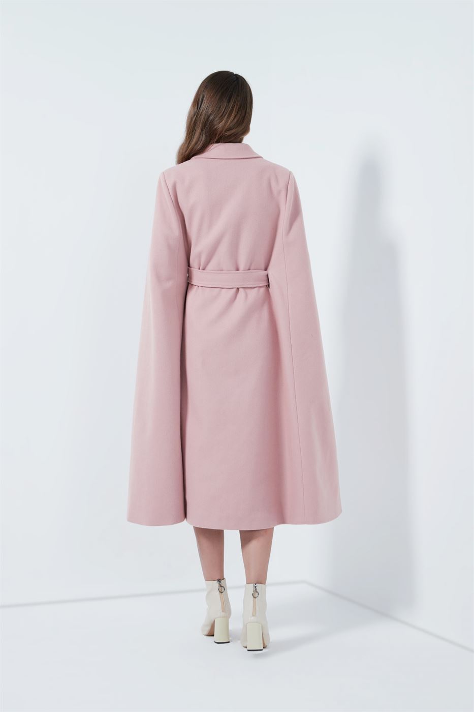 Maxi Coat With Sleeve Cape - Femi9 EG