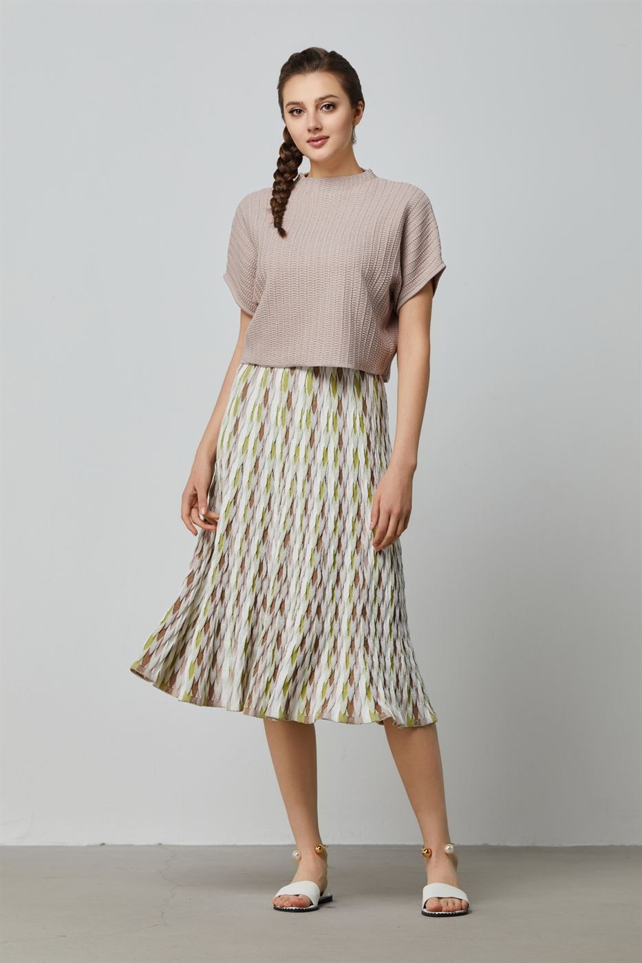 Multicolored Zellige Skirt - Femi9 EG