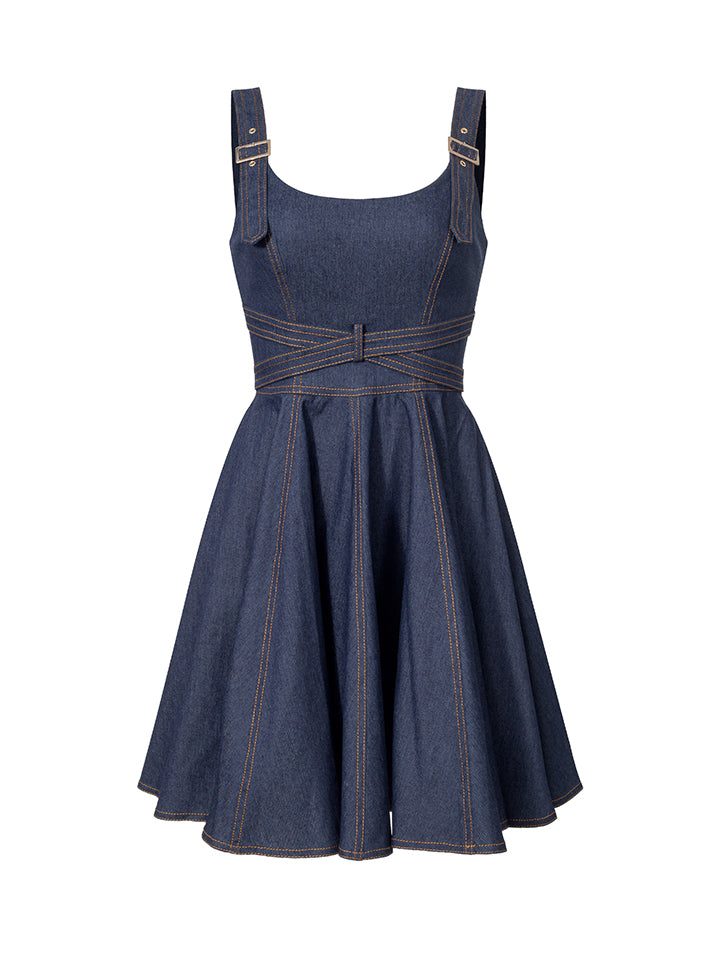 Mini Denim Dress - Femi9 EG