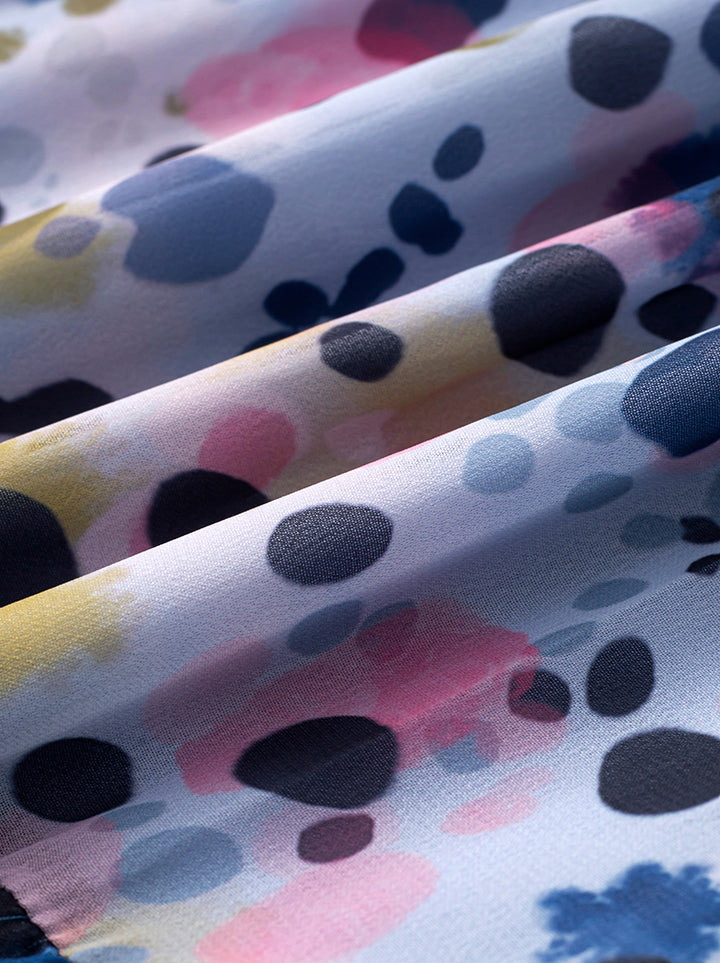 Midi Placement Print Dress - Femi9 EG