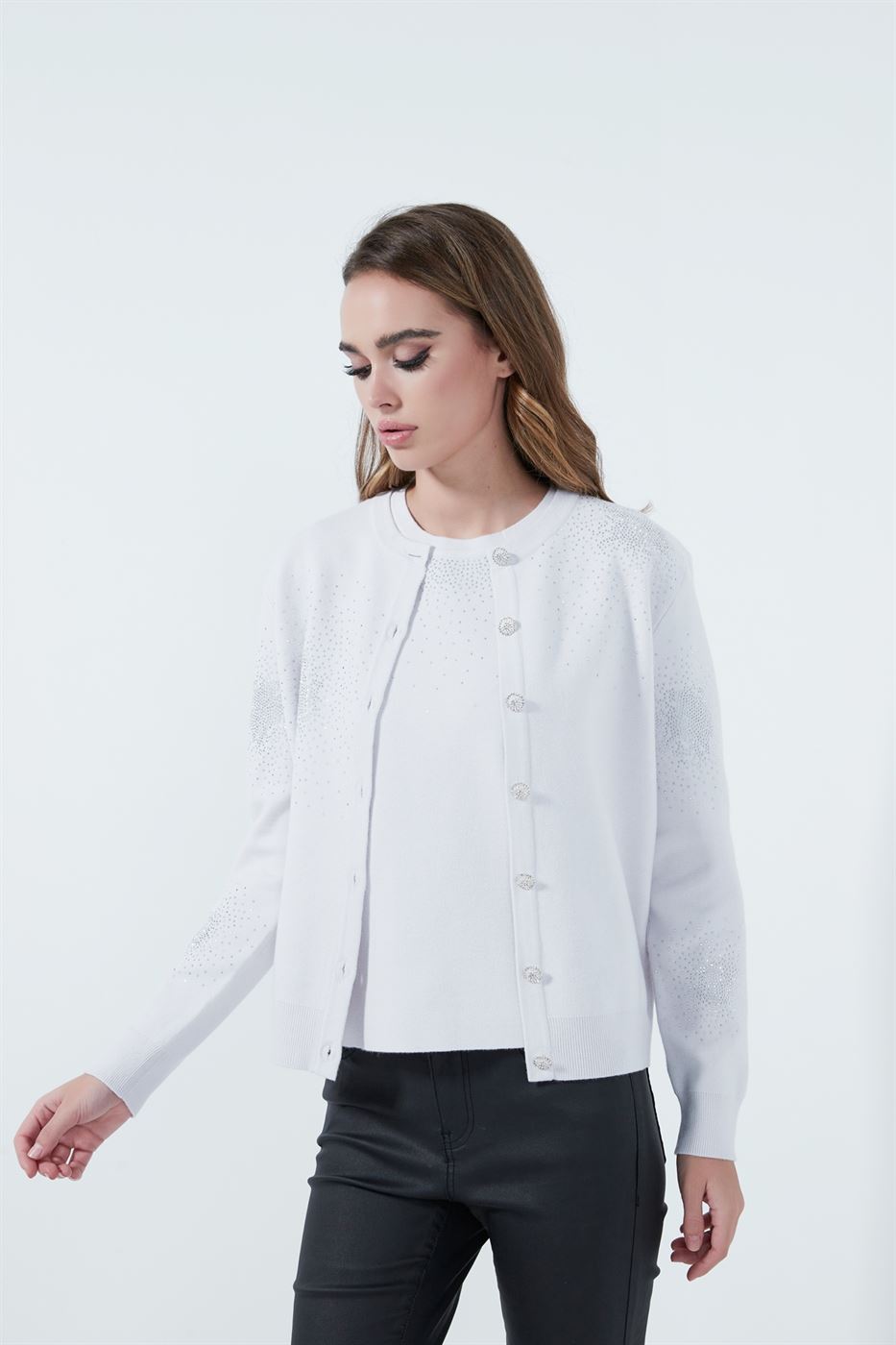 Embellished Cardigan - Femi9 EG