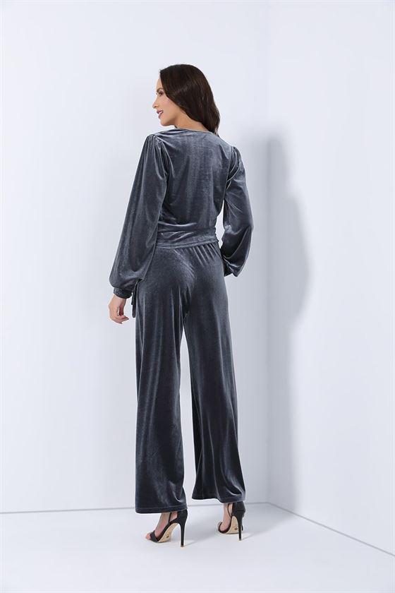 Stright Velvet Pants - Femi9 EG