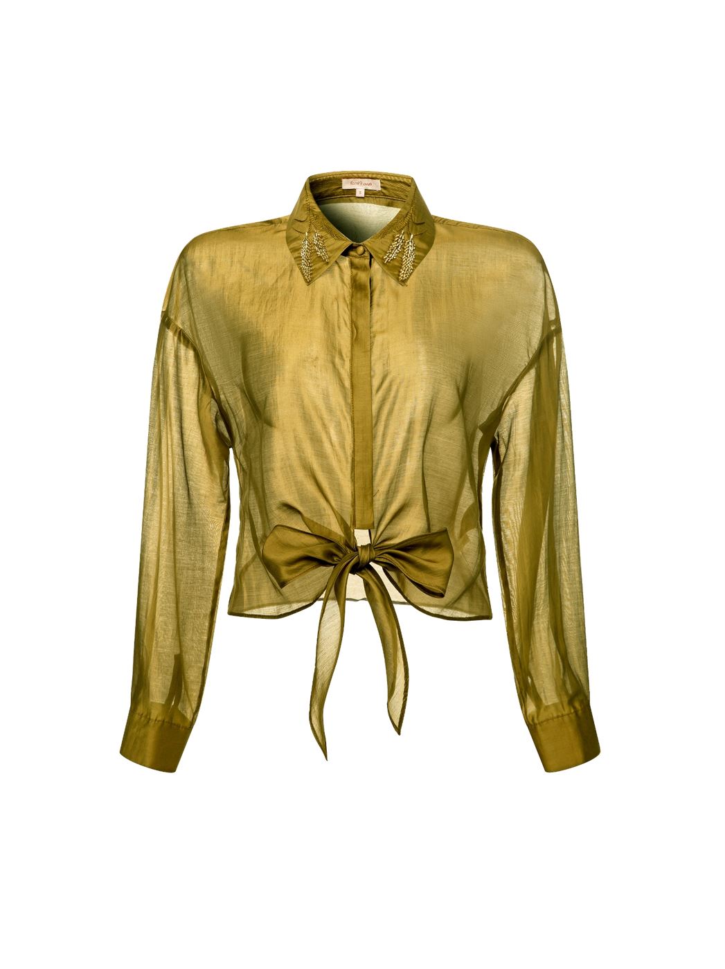 Front Knot Shirt - Femi9 EG