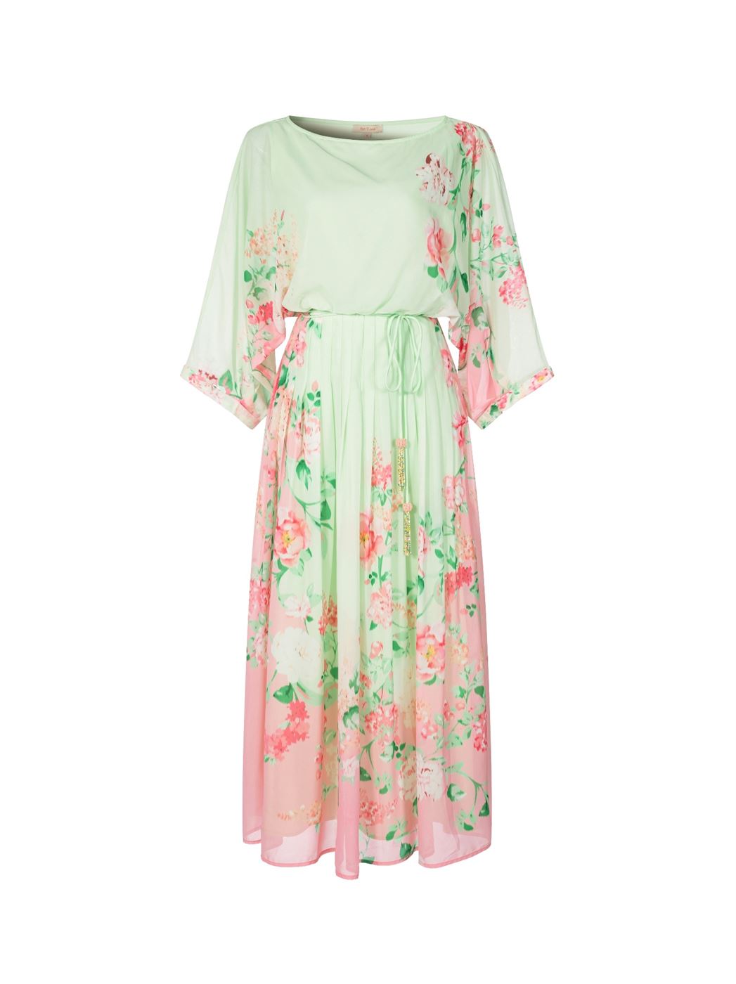 Floral Prints Chiffon Dress - Femi9 EG