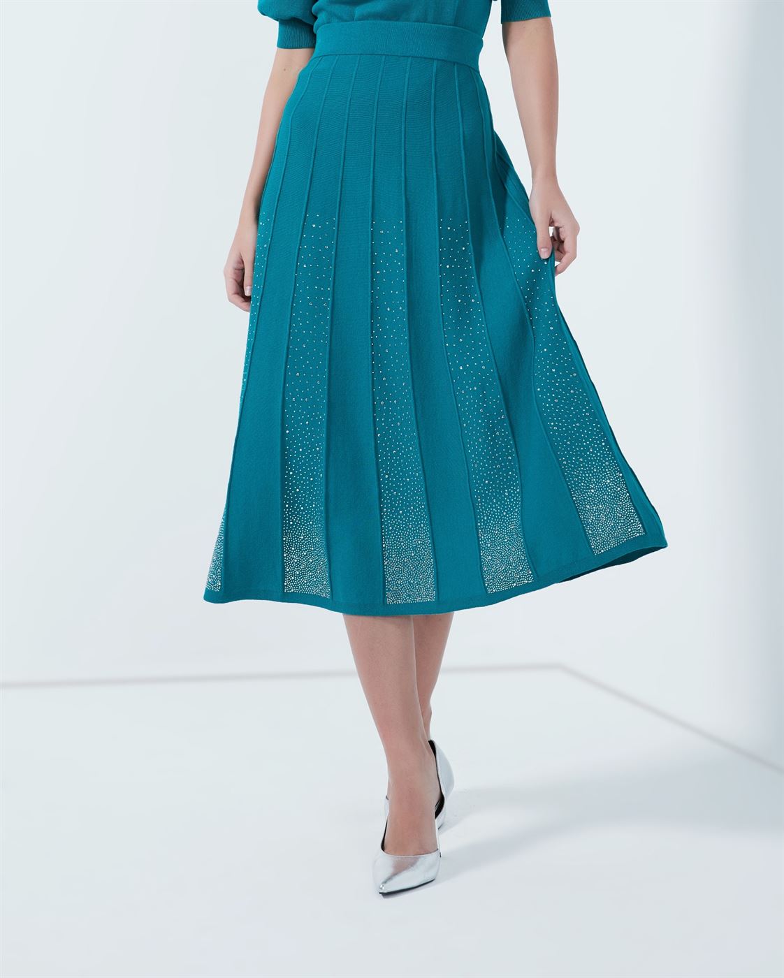 A-Line Knit Skirt - Femi9 EG