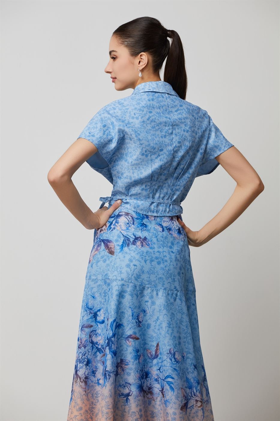 Statement Wrap Blouse - Femi9 EG