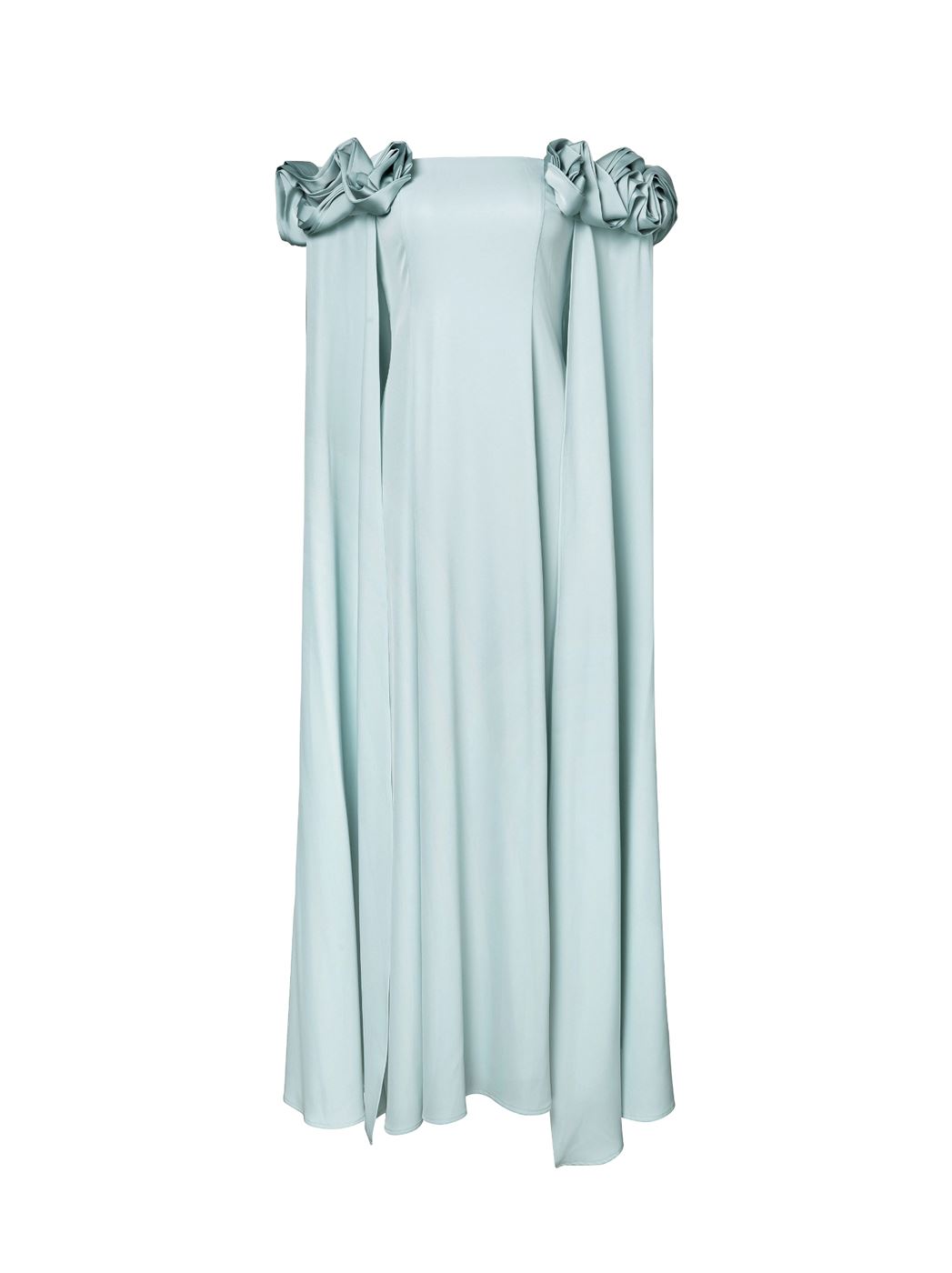 Statement Floral Shoulders Dress - Femi9 EG