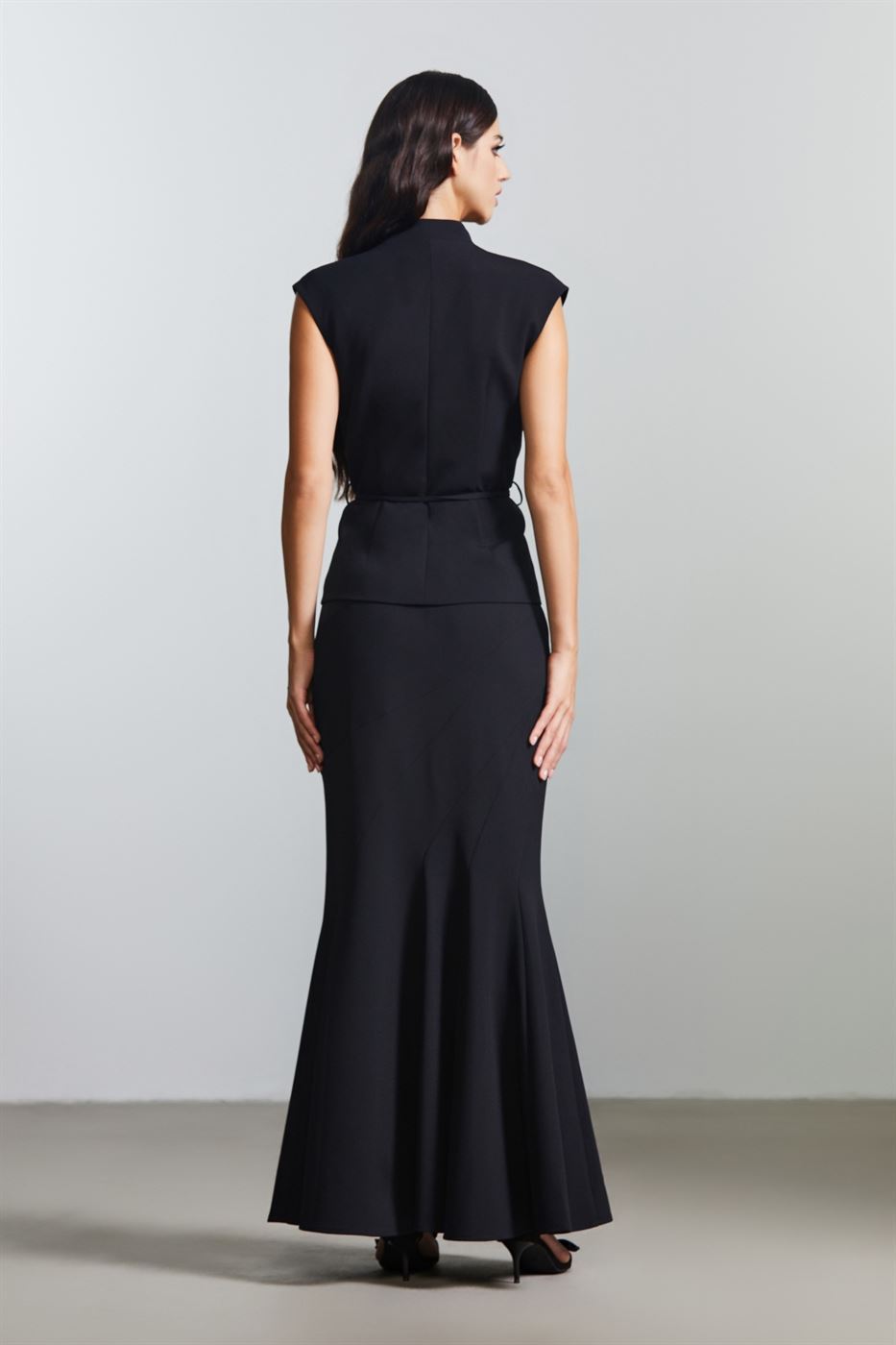 Mid Waist Asymmetrical Skirt - Femi9 EG