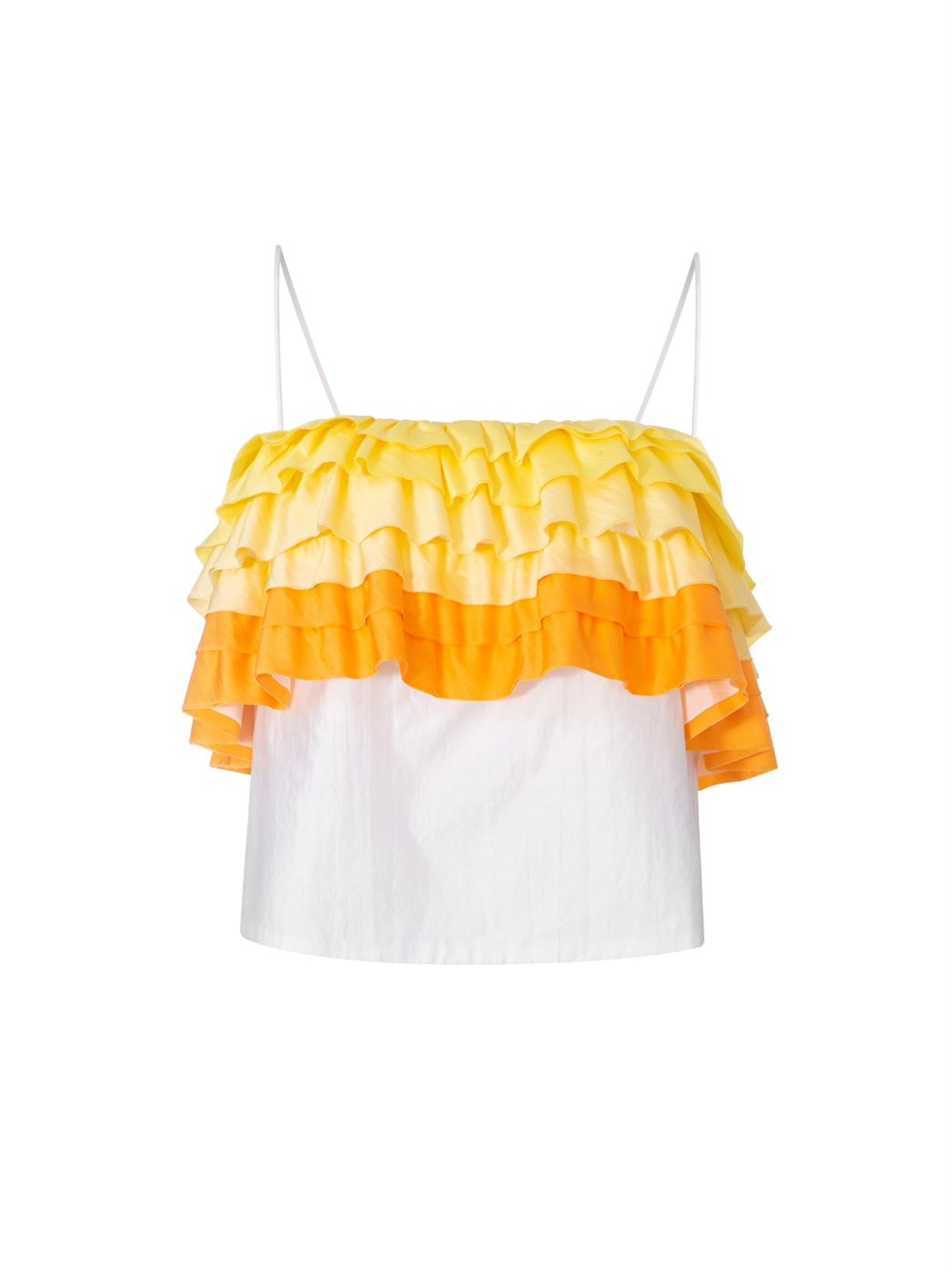 Ruffled Crop Top - Femi9 EG