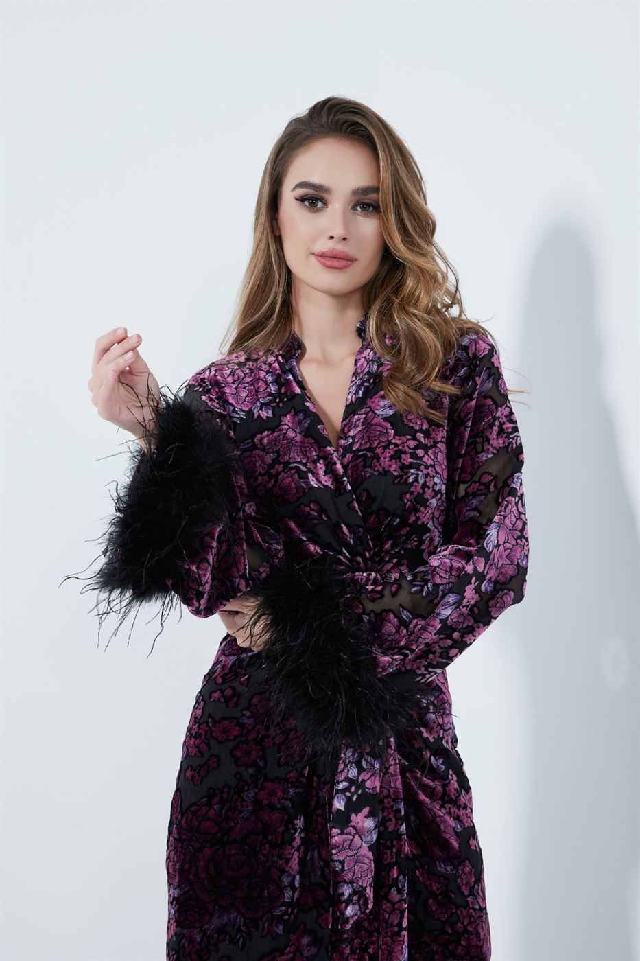 Midi Length Burnout Dress - Femi9 EG