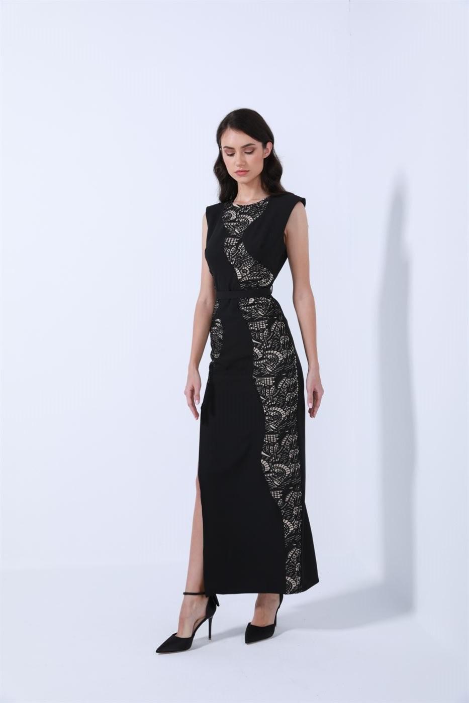 Slim Fit Belted Dress - Femi9 EG