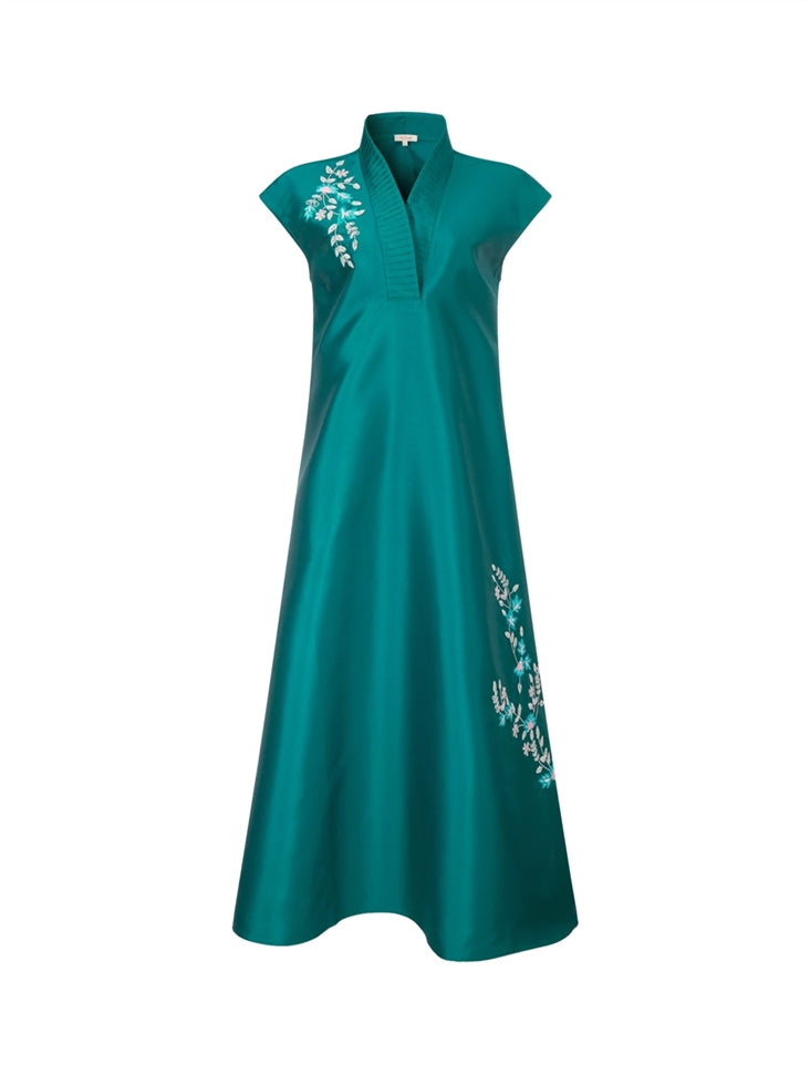 Pleated Collar Kaftan - Femi9 EG