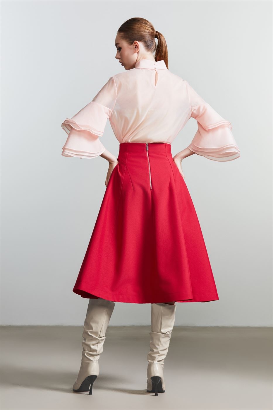 Crepe A-Line Skirt - Femi9 EG