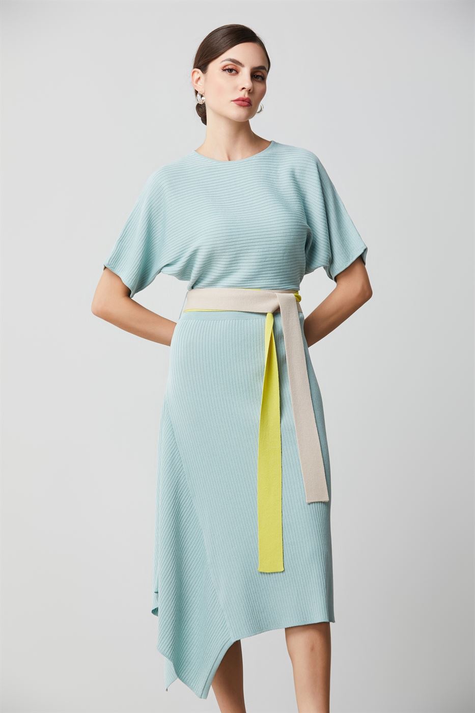 Asymmetric Hem Dress - Femi9 EG