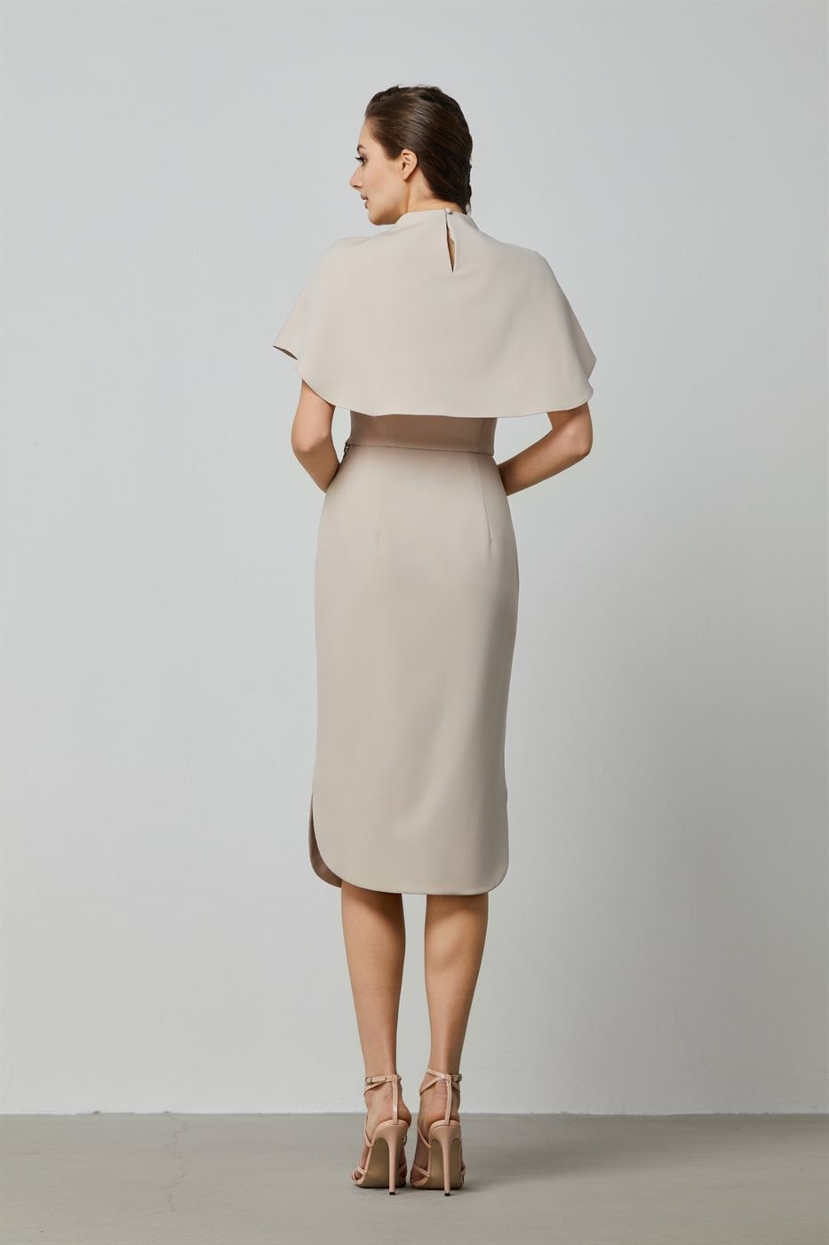 Fitted Top With Cape Detail - Femi9 EG