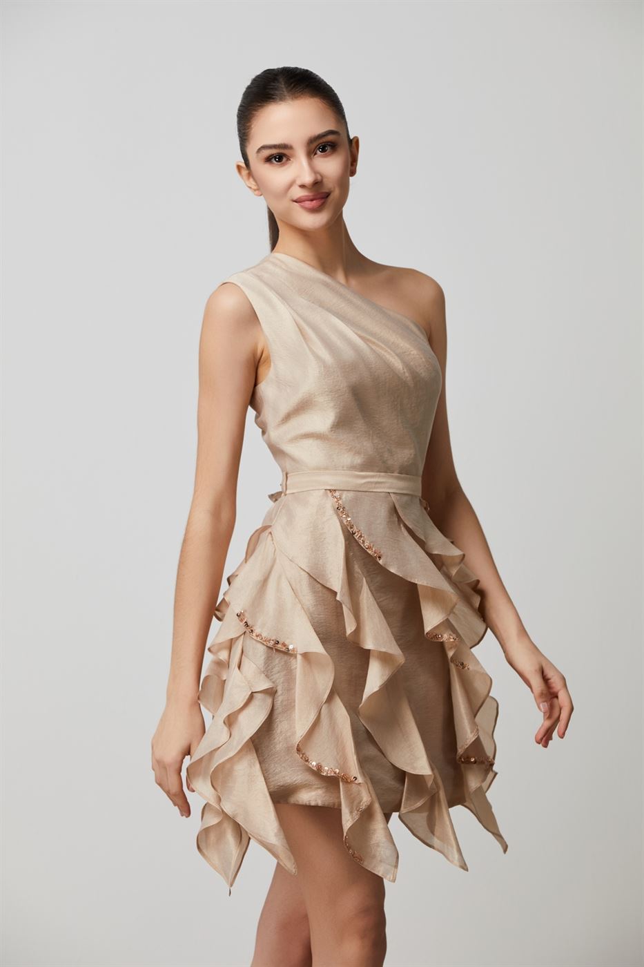Tiered Ruffles Dress - Femi9 EG