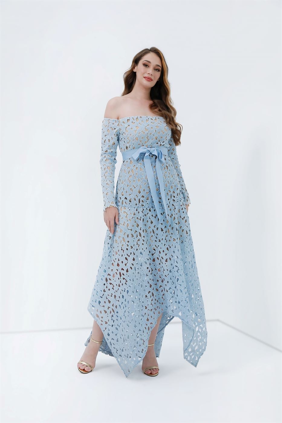 Off Shoulder Lace Dress - Femi9 EG