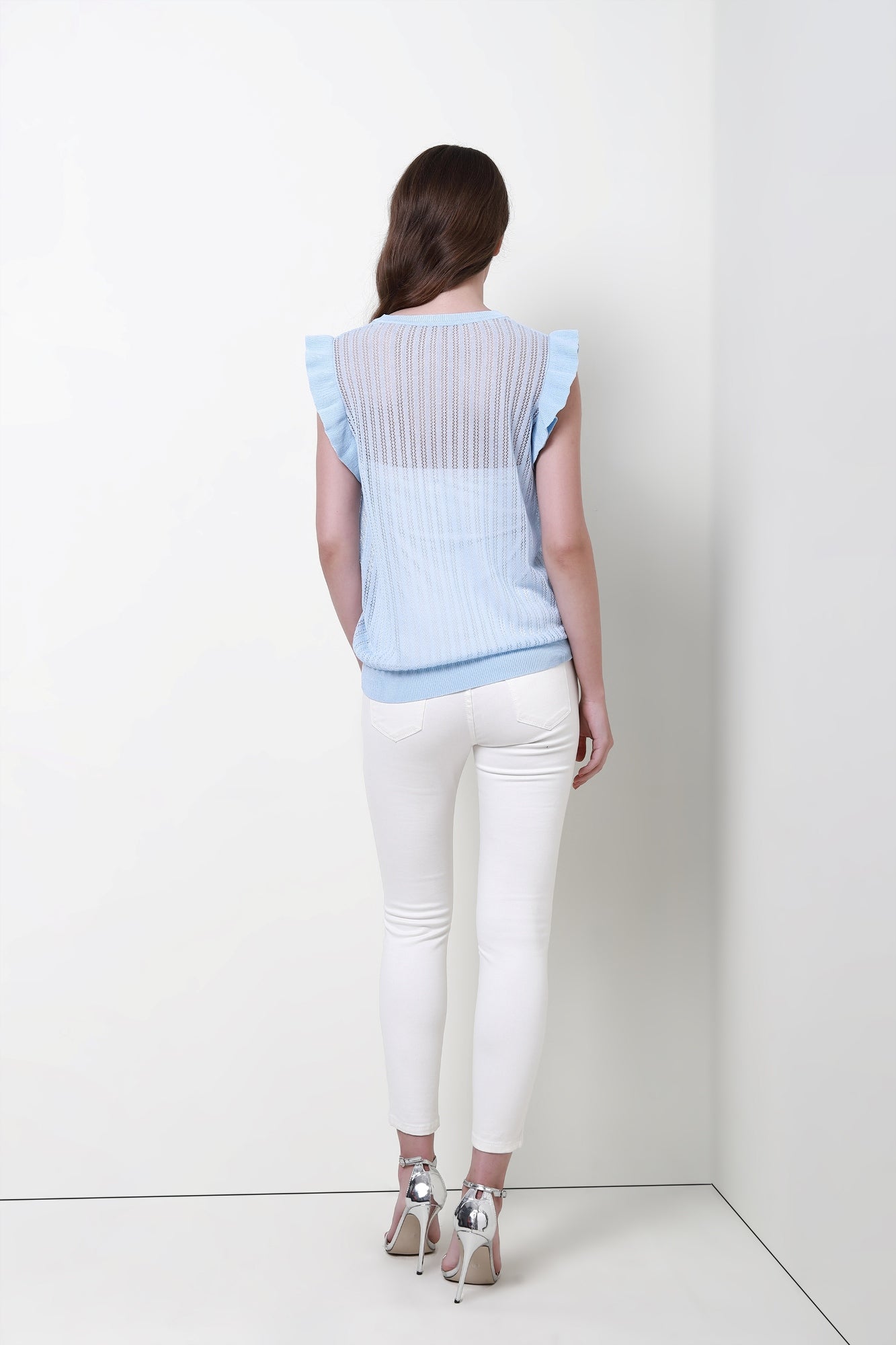 Ruffles Sleeves Knitted Top - Femi9 EG