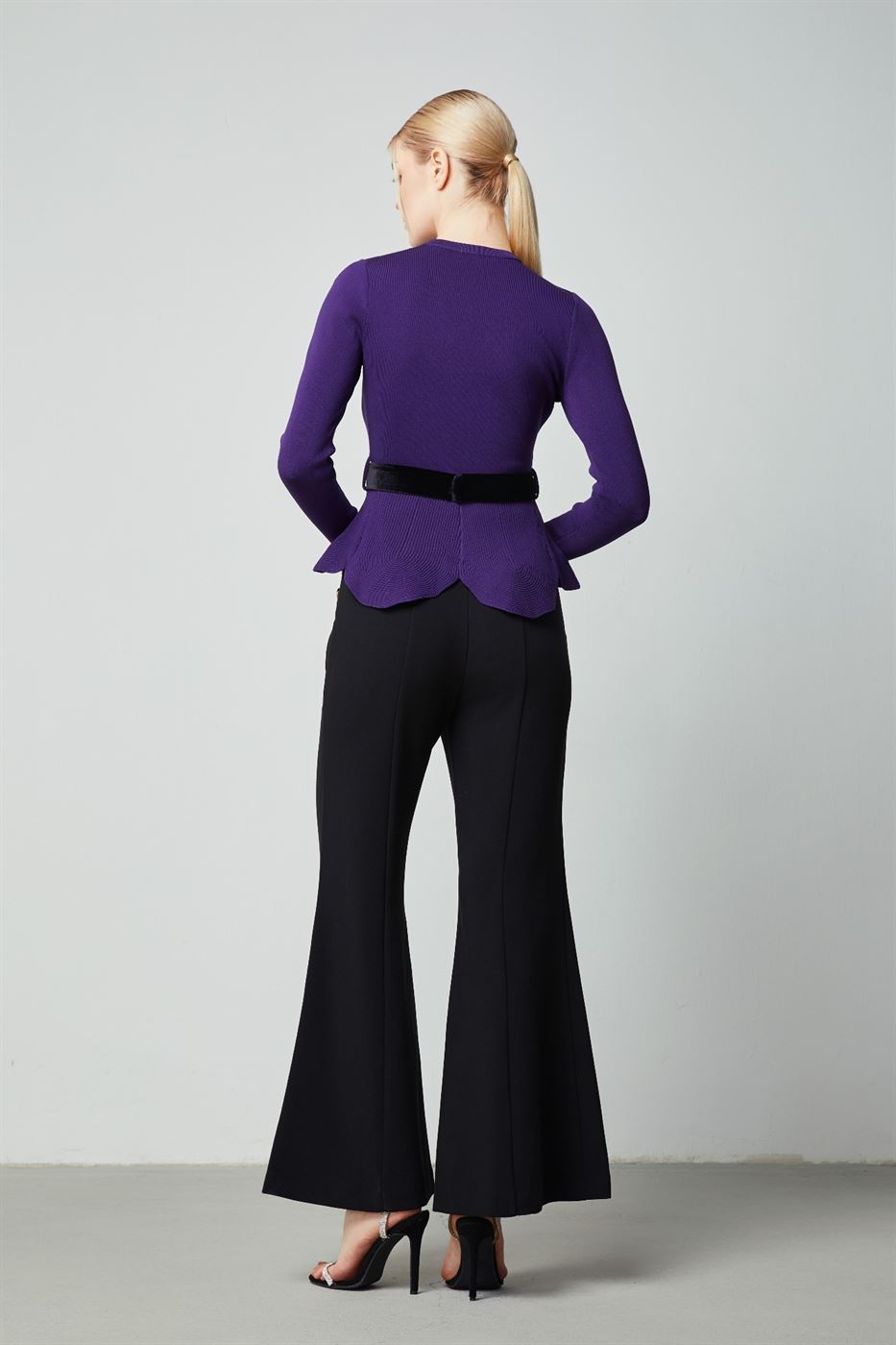 High Waist Flared Pants - Femi9 EG
