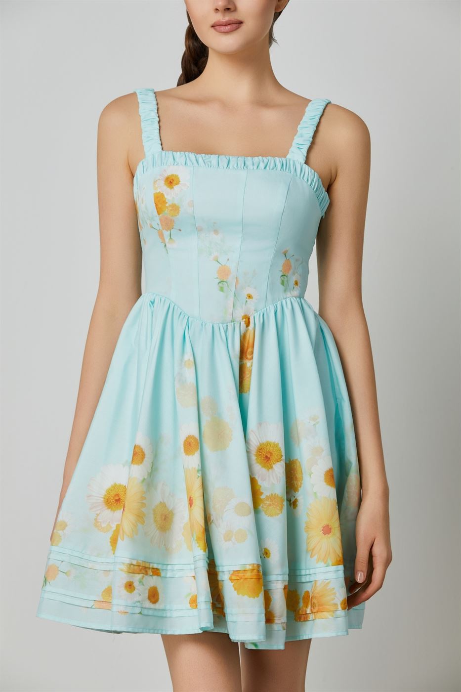 All Over Printed Short Dress - Femi9 EG
