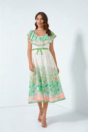 All Over Printed Dress - Femi9 EG