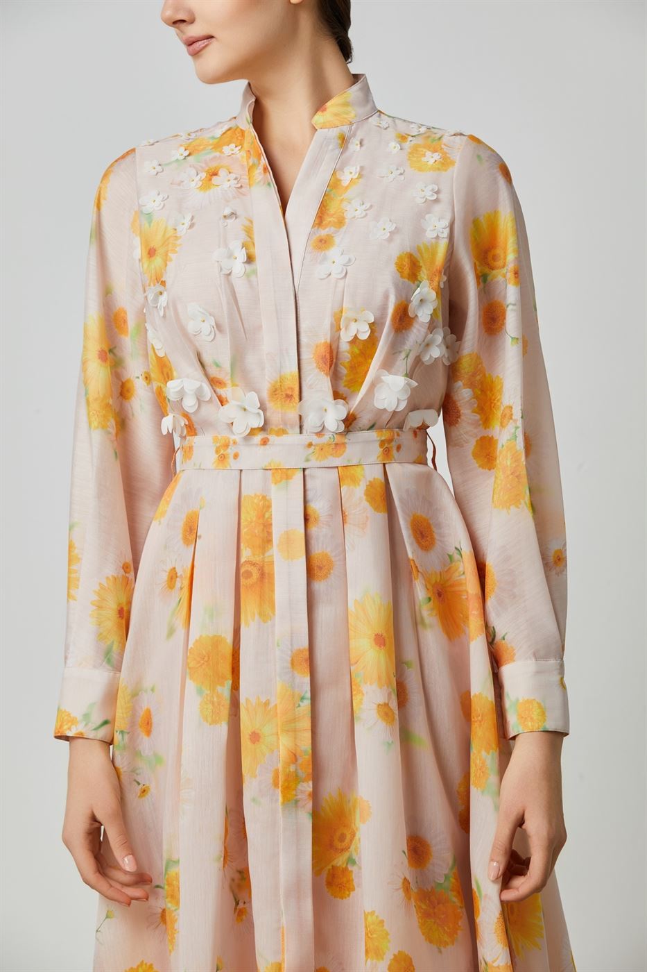 Floral Applique Dress - Femi9 EG