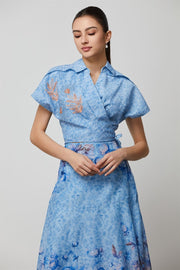 Statement Wrap Blouse - Femi9 EG