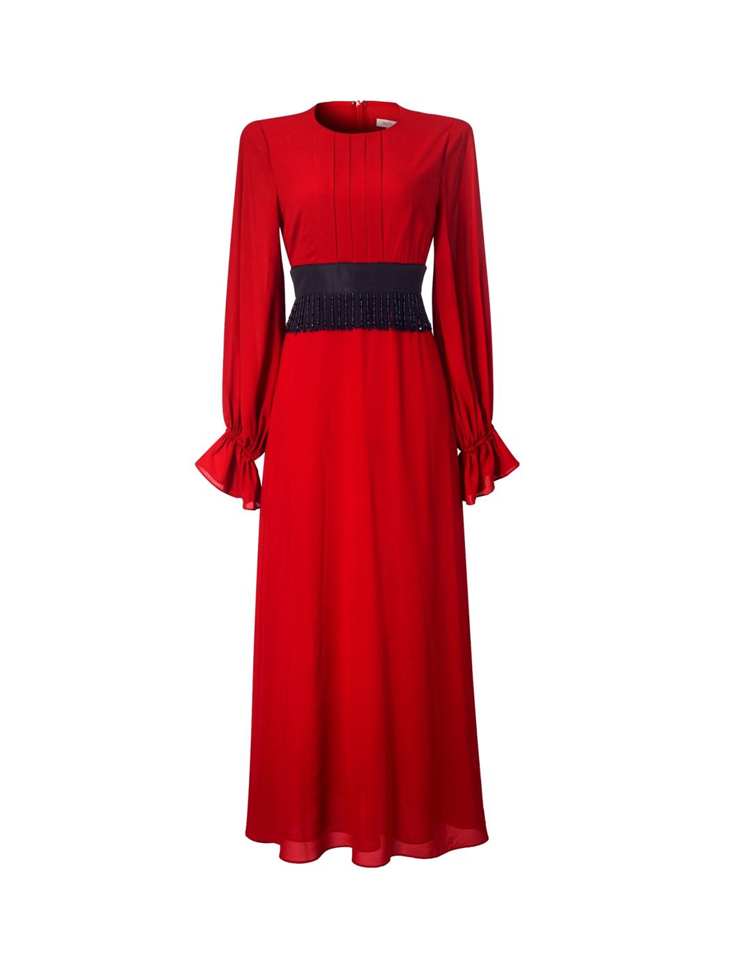 Pleated Belted Dress - Femi9 EG