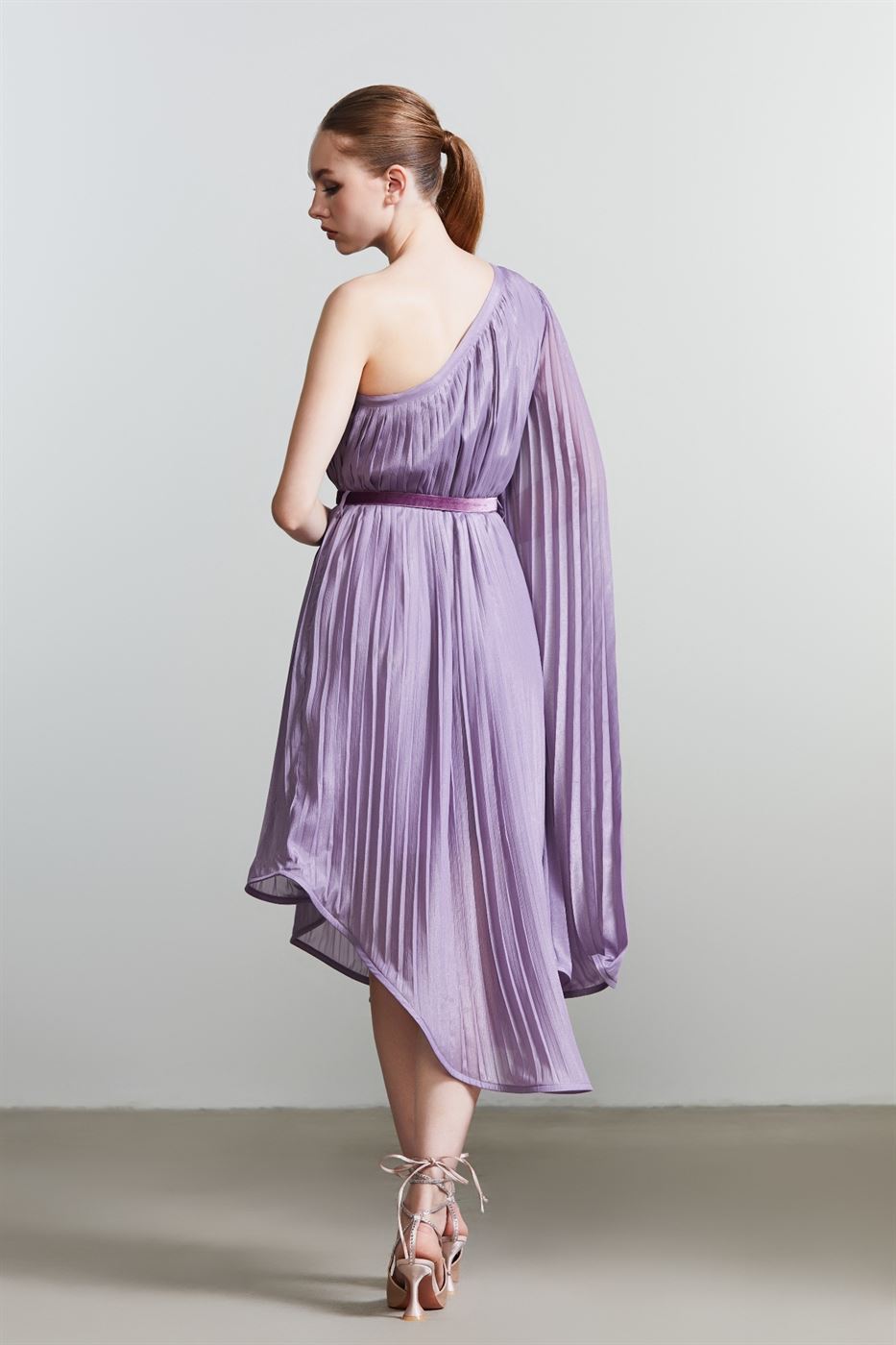 Asymmetrical Pleats Dress - Femi9 EG
