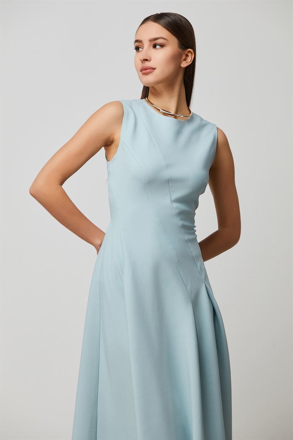 Fit And Flare Midi Dress - Femi9 EG