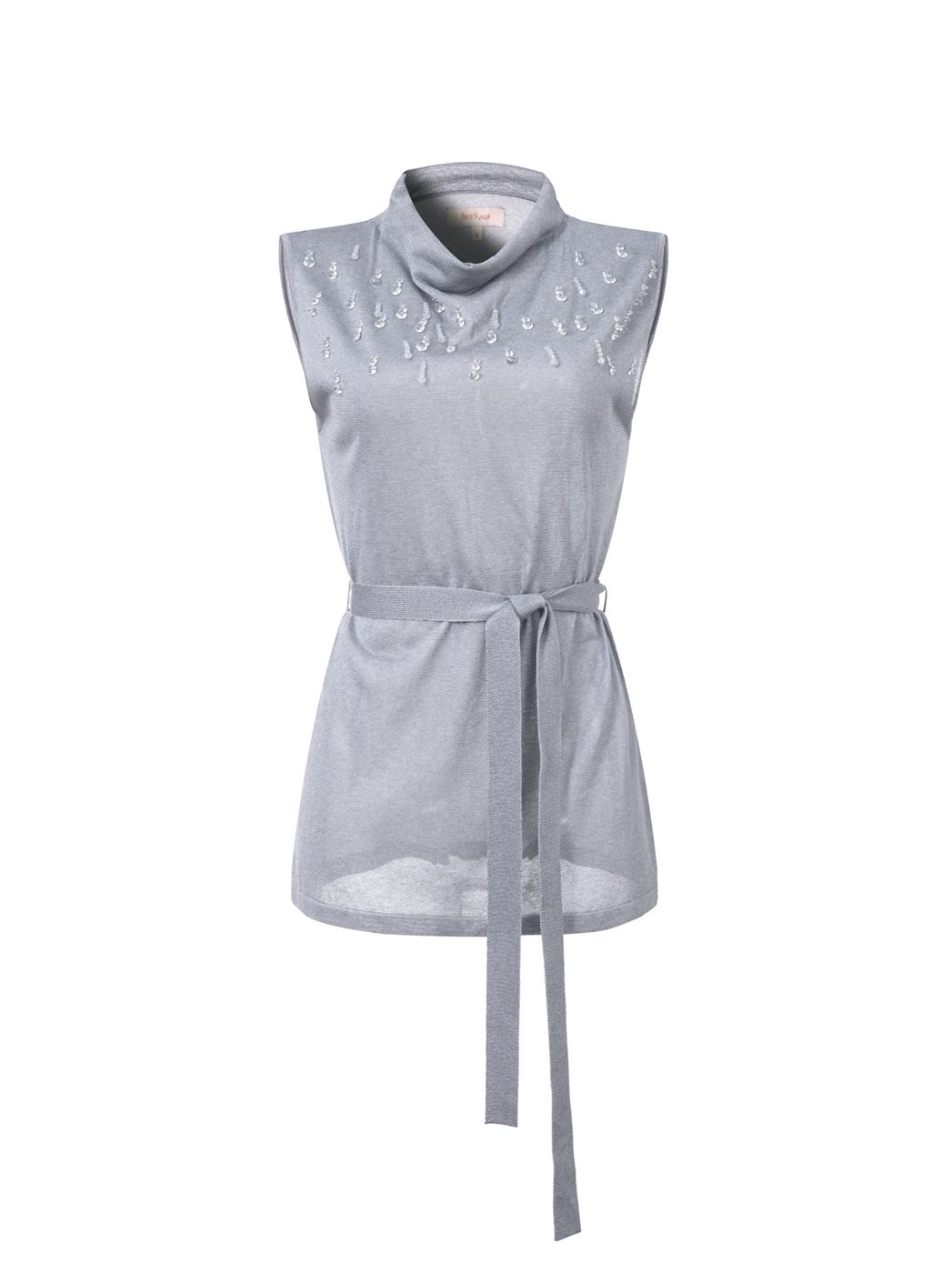 Embellished Halter Top - Femi9 EG