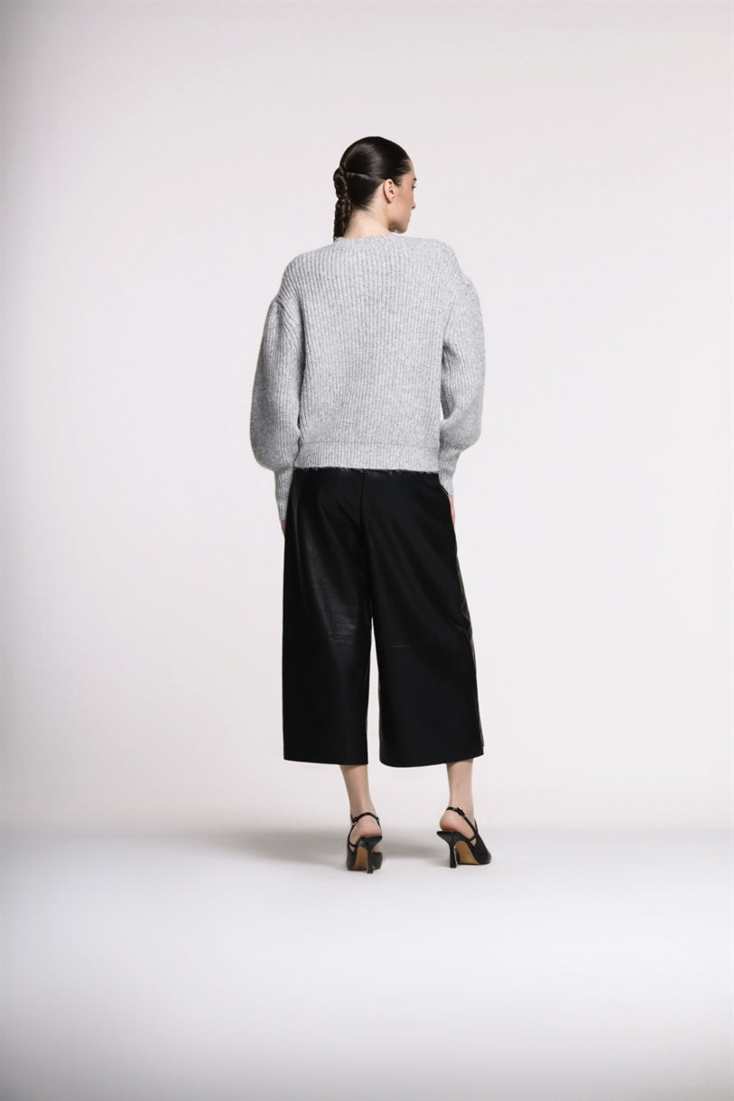 Embellished Grey Pullover - Femi9 EG