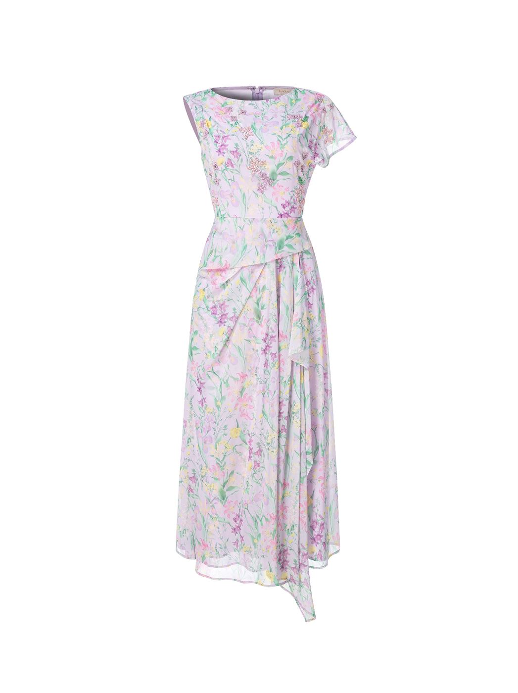 Floral Chiffon Dress - Femi9 EG