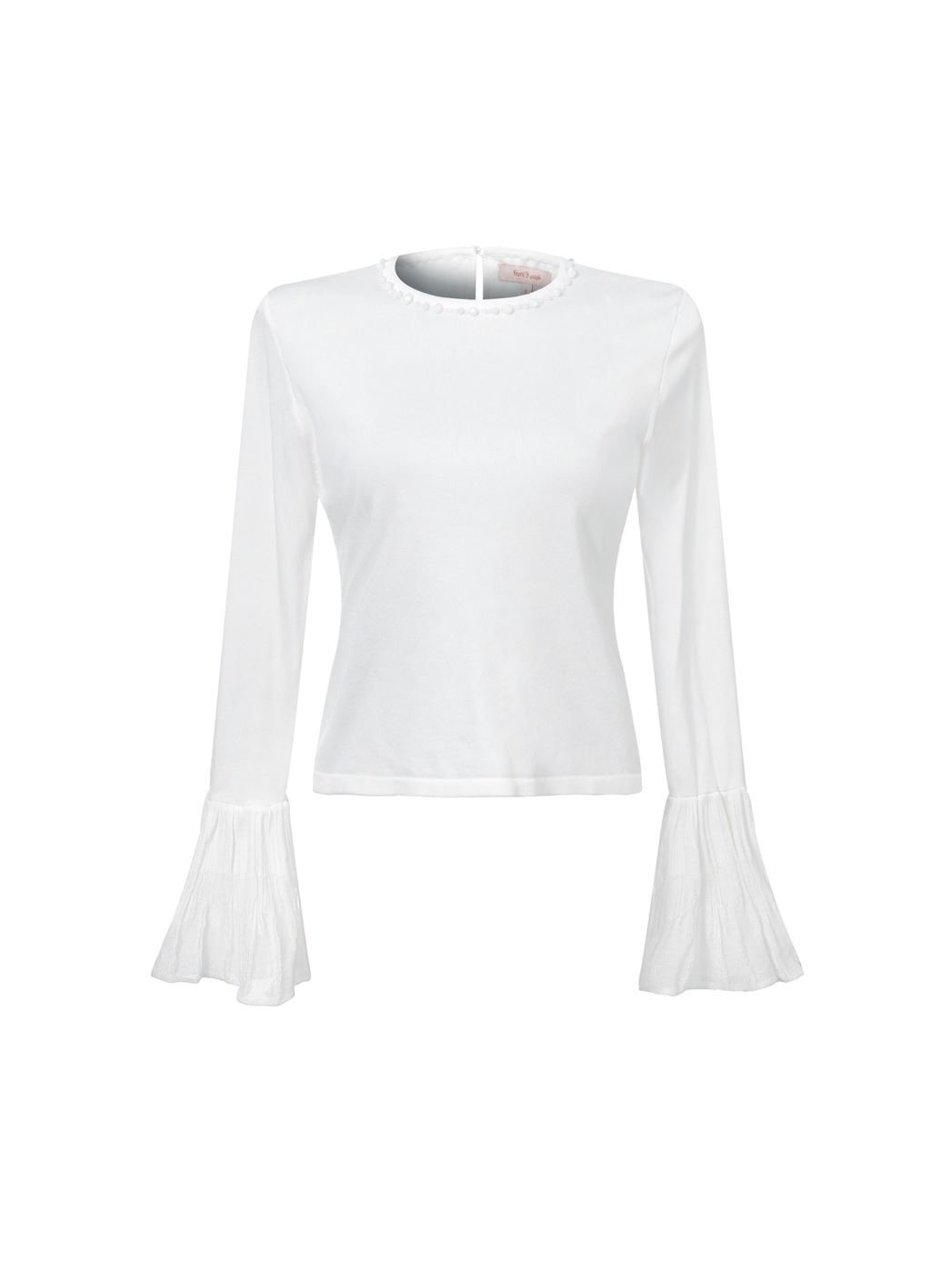 Ruffled Cuffs Top - Femi9 EG
