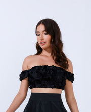 Off Shoulder Crop Top - Femi9 EG