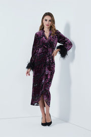 Midi Length Burnout Dress - Femi9 EG
