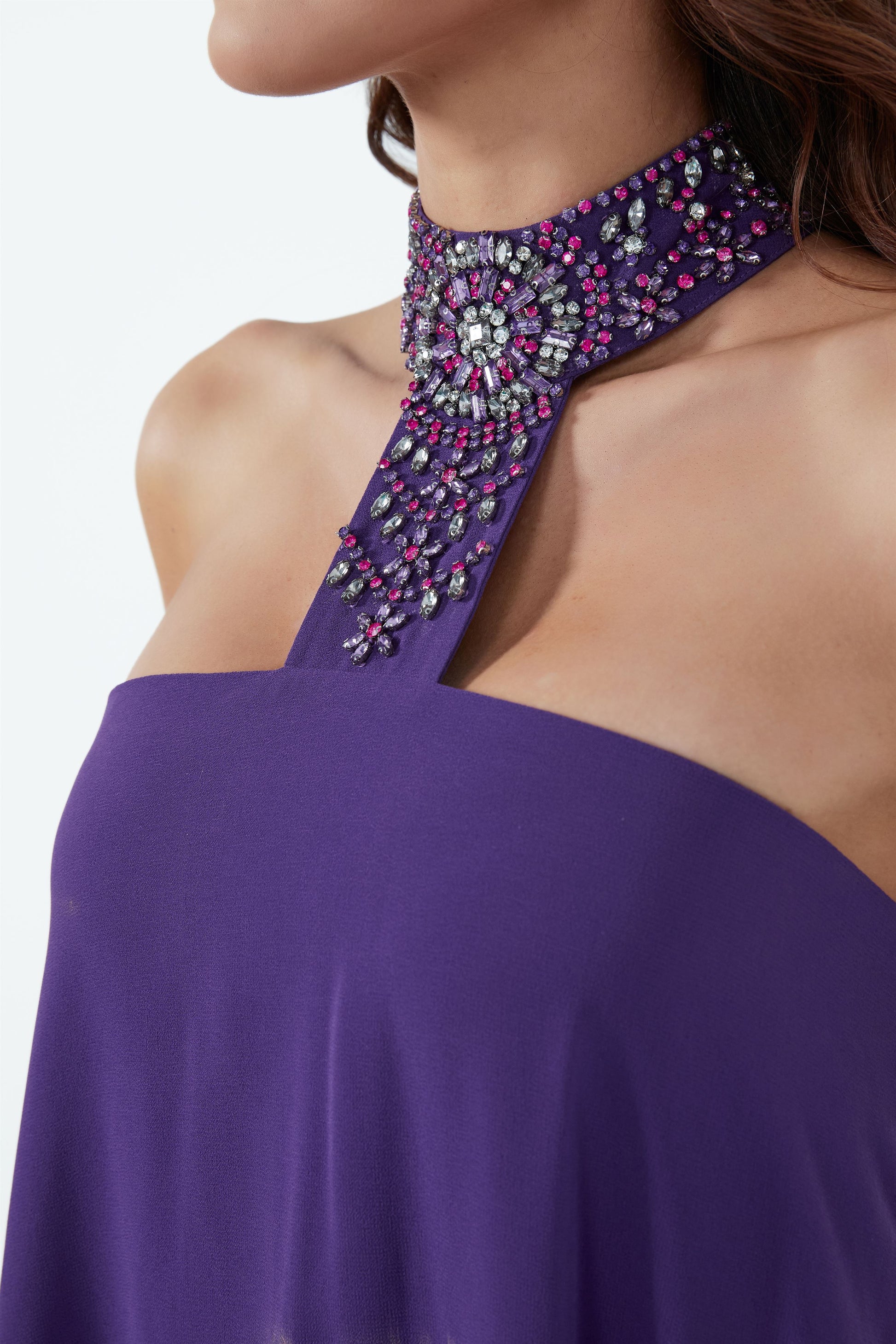 Embellished Off Shoulder Dress - Femi9 EG