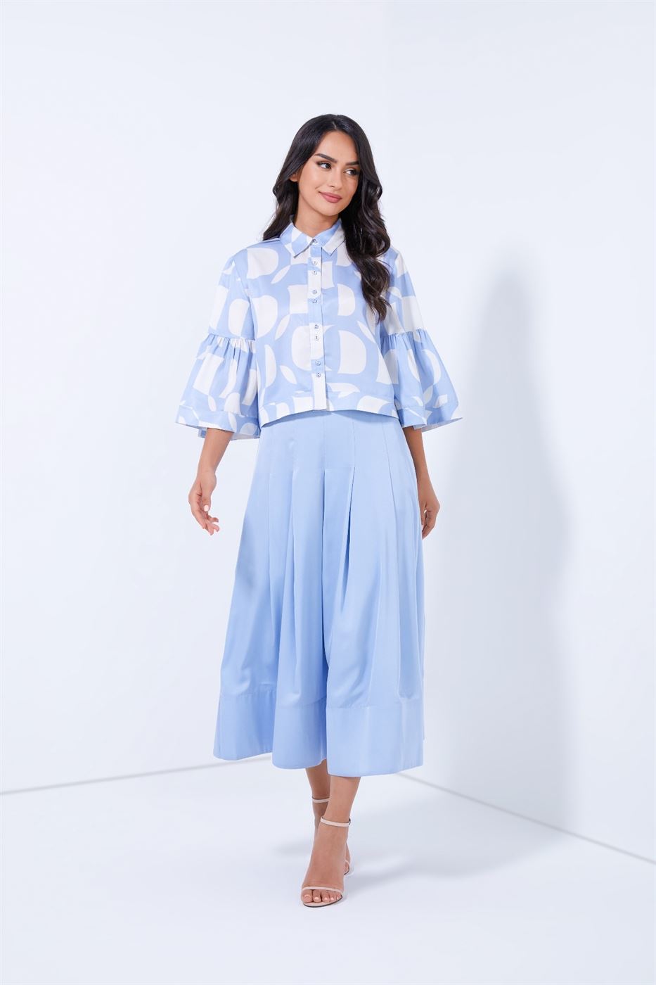 Frill Sleeve Shirt - Femi9 EG