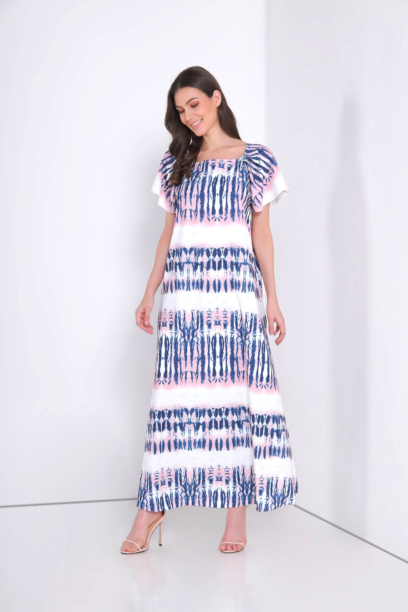 Tie-Die Print Kaftan - Femi9 EG