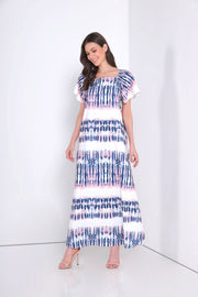 Tie-Die Print Kaftan - Femi9 EG