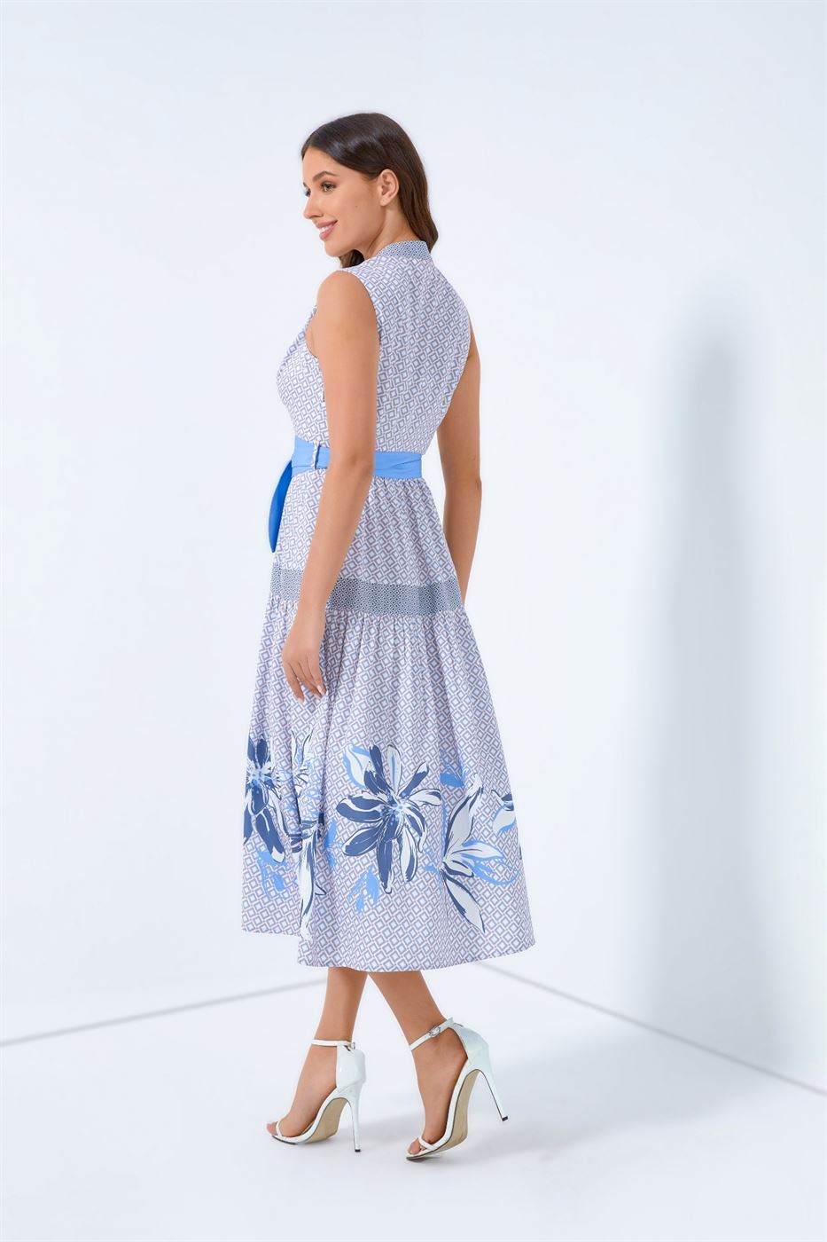 Mix Print Dress - Femi9 EG