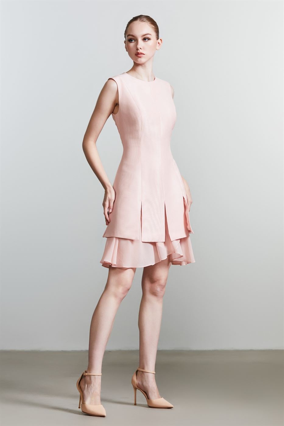 Chiffon Layer Hem Dress - Femi9 EG